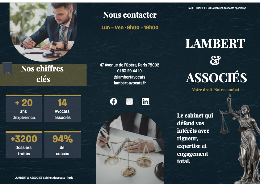 Brochure Avocat